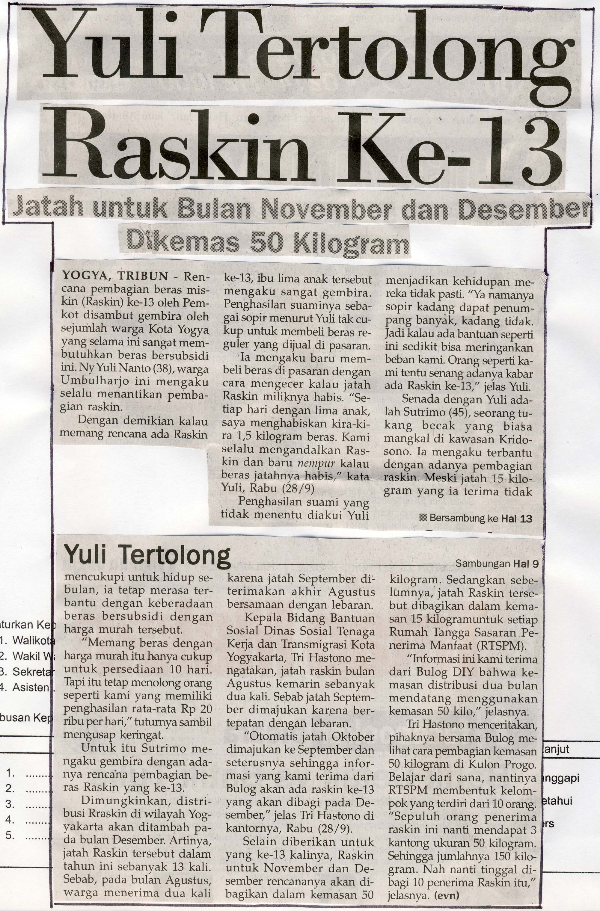 Kliping jogja terbaru